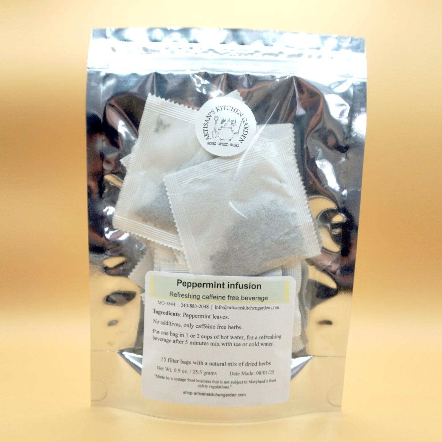 Peppermint Teabags 15
