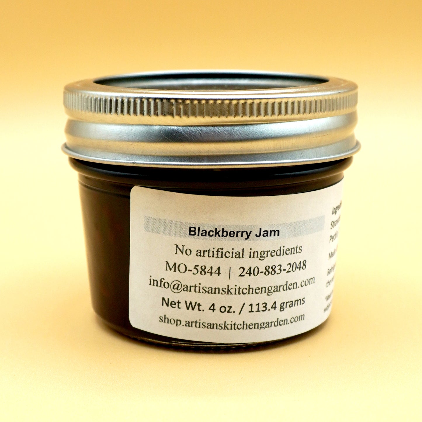 Blackberry Jam 4 oz