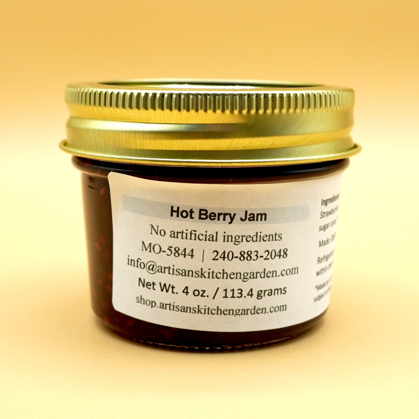 Hot Berry Jam 4 oz