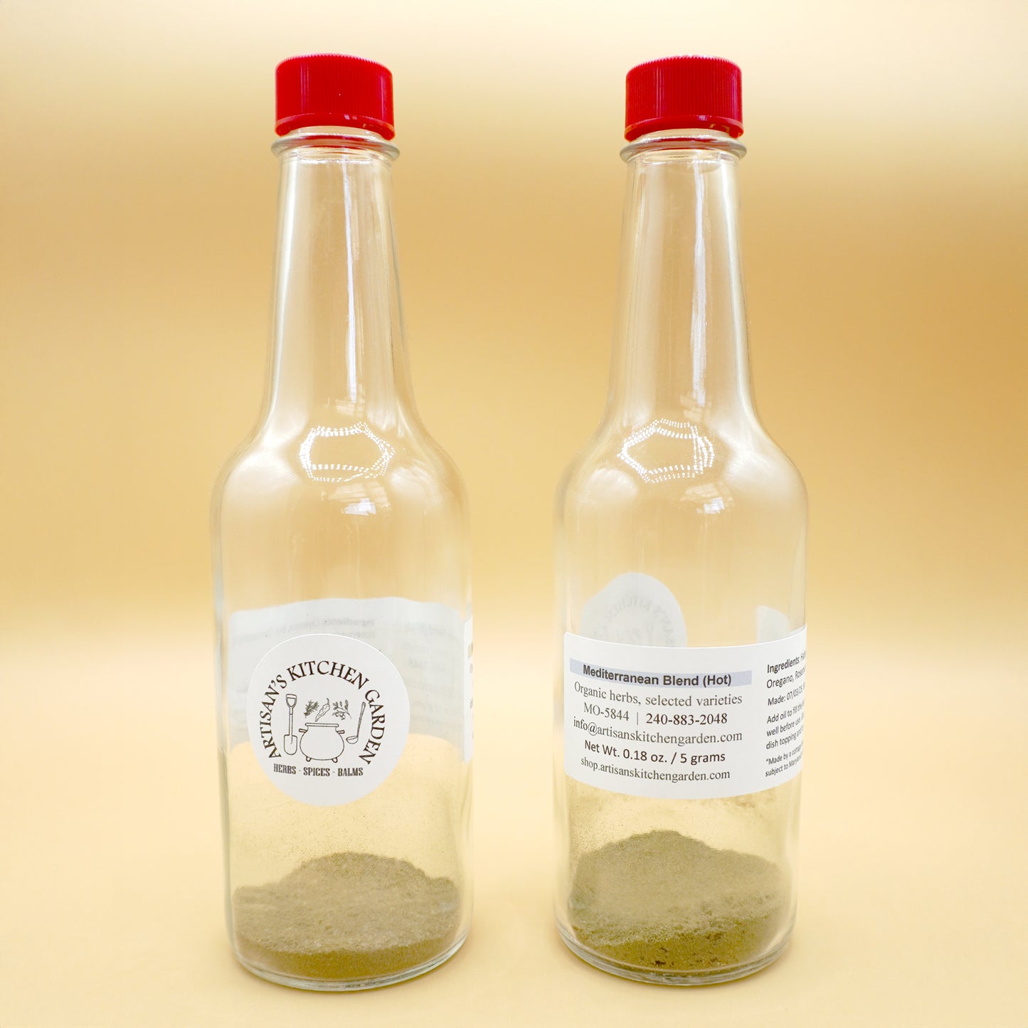 Mezcla mediterránea de habanero (picante) (botella de 10 oz incluida)