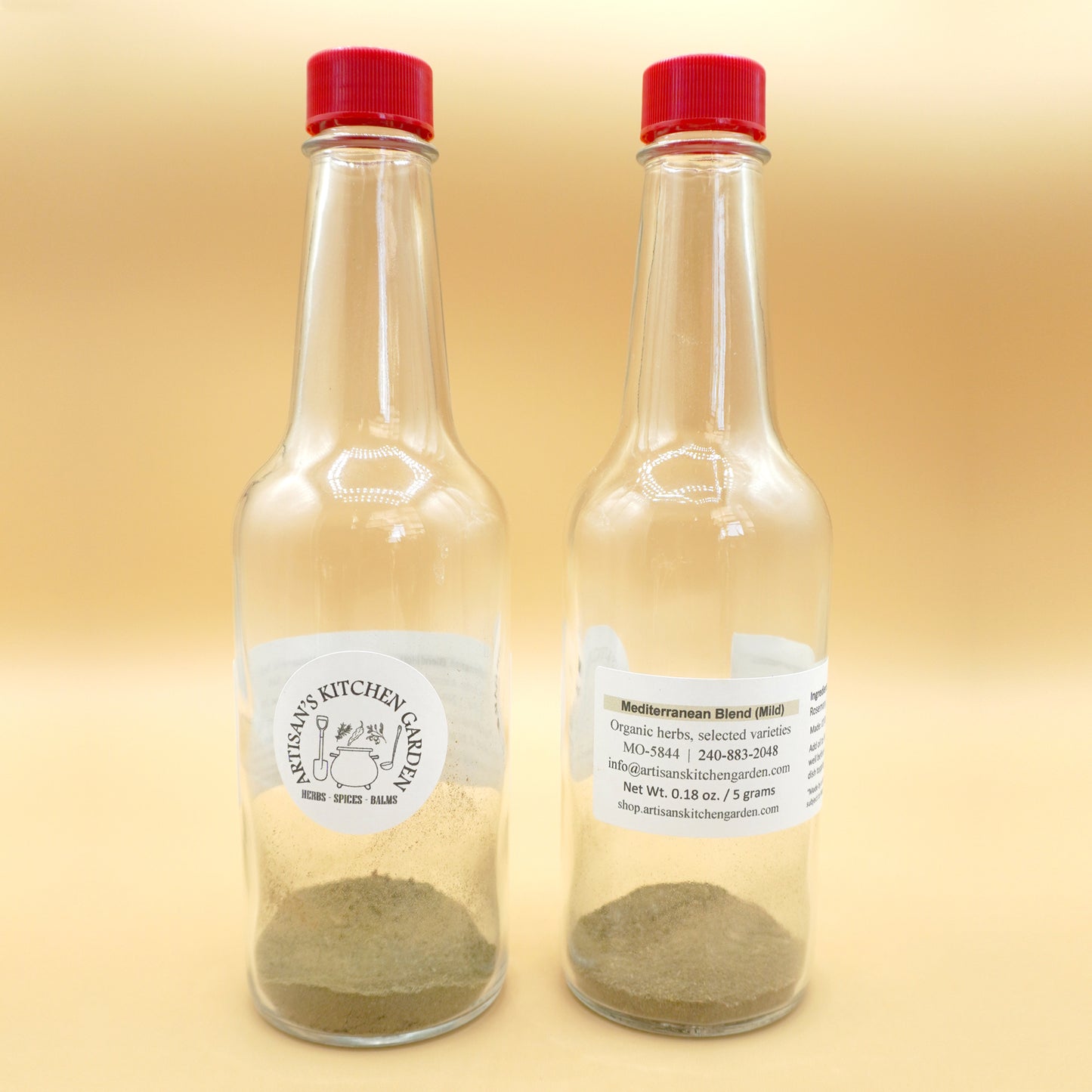Mezcla mediterránea de cayena (suave) (botella de 10 oz incluida)