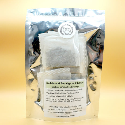 Mullein and Eucalyptus Teabags - 15