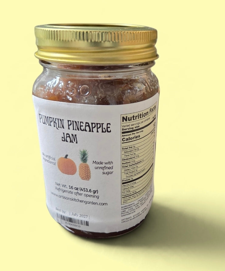 Pumpkin Pineapple Jam 16 oz