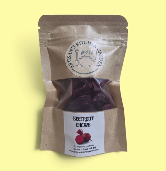 Beetroot Chews 1.5 oz – Organic & Handcrafted